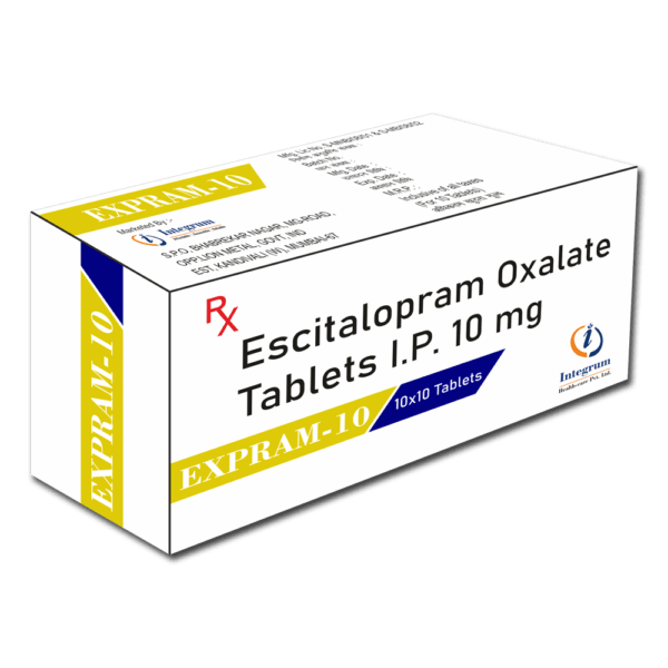 Expram-10 Tablet with Escitalopram Oxalate 10 mg