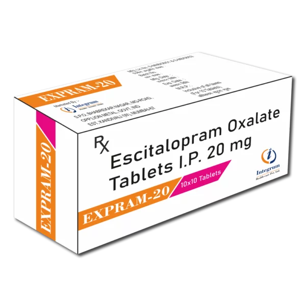 Expram-20 Tablet with Escitalopram Oxalate 20 mg