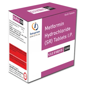 GLUFIRST-500 Tablet with Metformin Hydrochloride 500 mg for Type 2 Diabetes