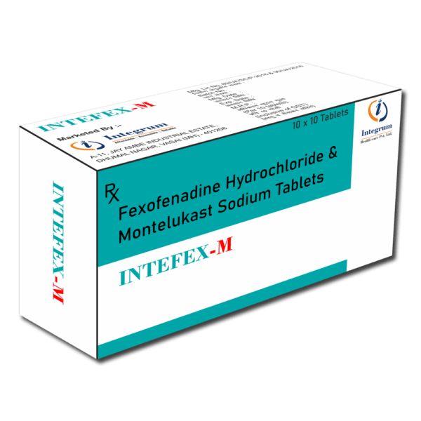 Intefex-M Tablet with Montelukast 10 mg + Fexofenadine 120 mg