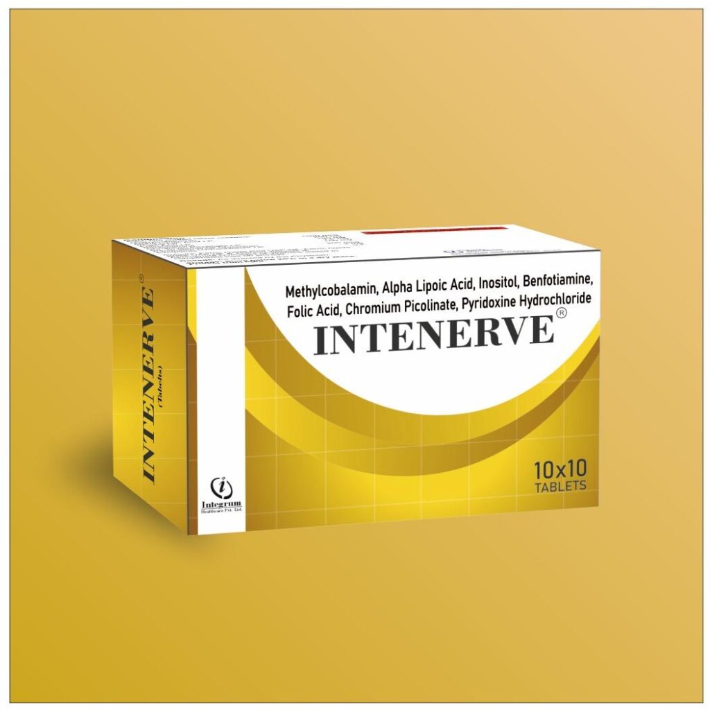 Intenerve Capsule with Methylcobalamin + Alpha Lipoic Acid + Inositol ...