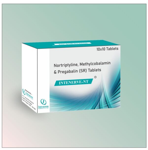 Intenerve-NT Tablet (SR) with Nortriptyline + Methylcobalamin + Pregabalin